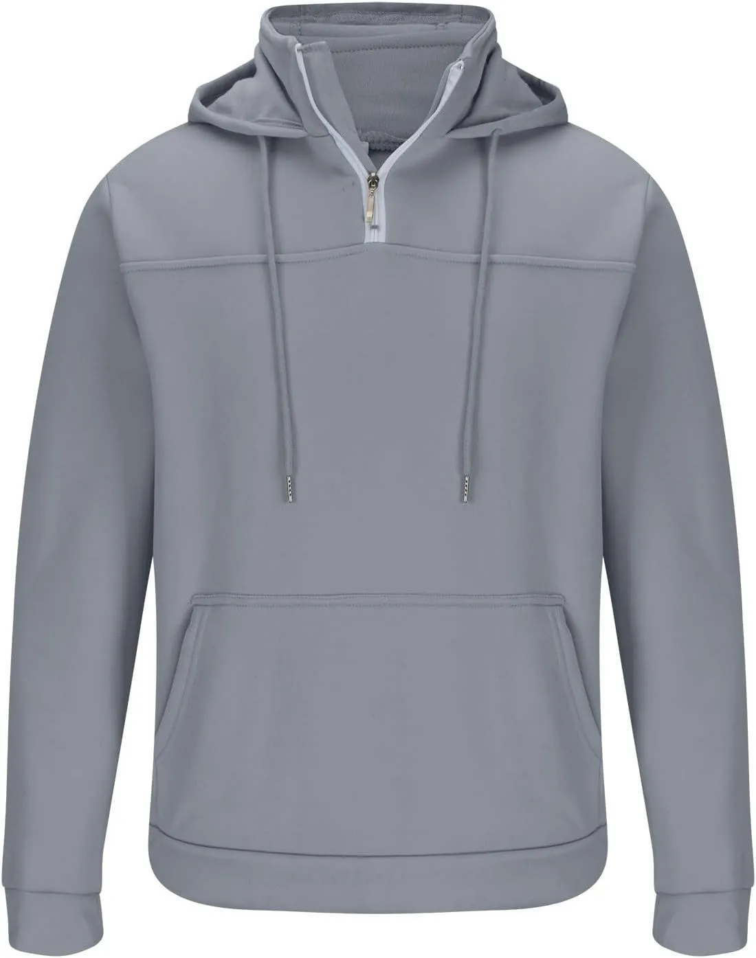 1/4 Zip Pullover Mens,Tactical Military Hoodies Mock Turtleneck Drawstring Thermal Sweatshirt With Kangaroo Pocket