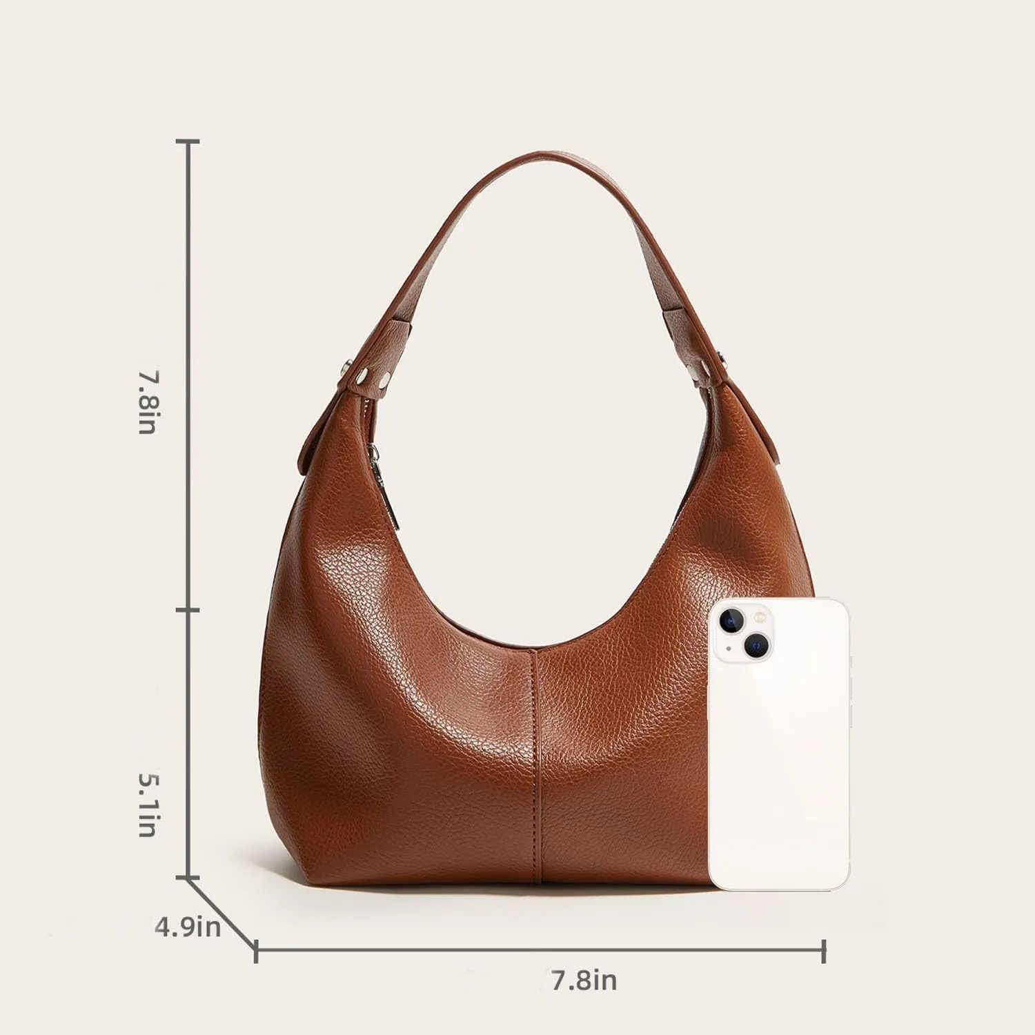 2025 Hobo Handbags, Vegan Leather Shoulder Bags for Women, Clutch Y2K Purse Handbags Tote Bag