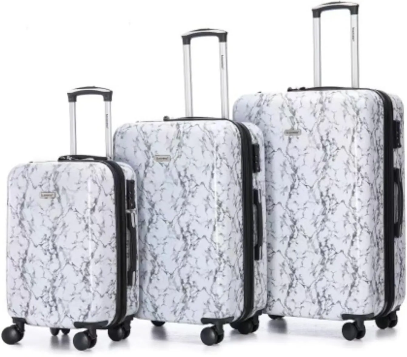 3-piece Suitcase Set, Multifunctional Large-capacity Suitcase, Trolley Case, PC Material, Hard Shell, Universal Wheels and Password Lock, Easy To Carry, 20-24-28 Inches