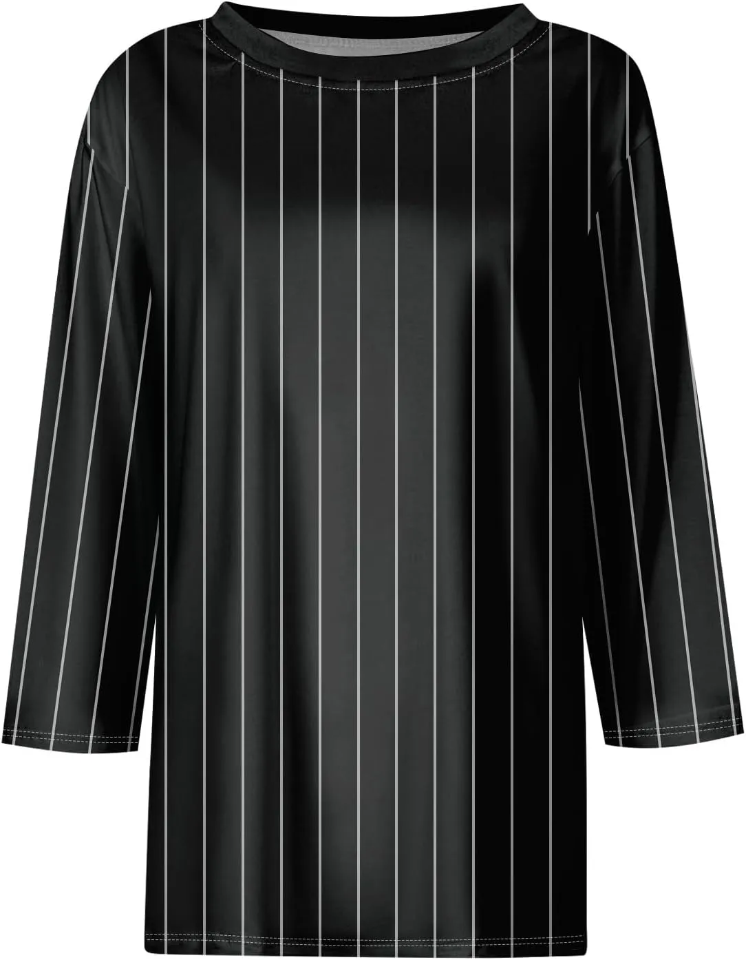 3/4 Length Sleeve Womens Tops 2025 Summer Crew Neck Shirts Three Quarter Sleeve Petite Tshirts