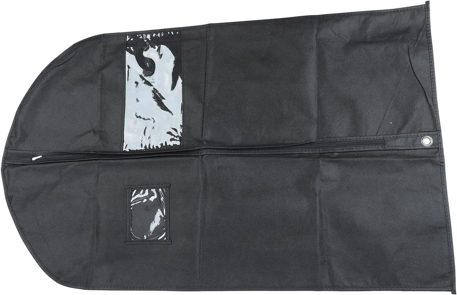 4 Pack Garment Bag Suit Bags for Closet Storage, Hanging Clothes Storage with Transparent Window for Suits, Dresses and Coats During Travel (100 * 60cm)