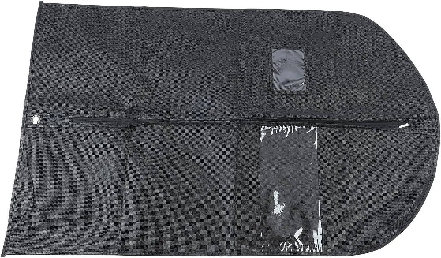 4 Pack Garment Bag Suit Bags for Closet Storage, Hanging Clothes Storage with Transparent Window for Suits, Dresses and Coats During Travel (100 * 60cm)