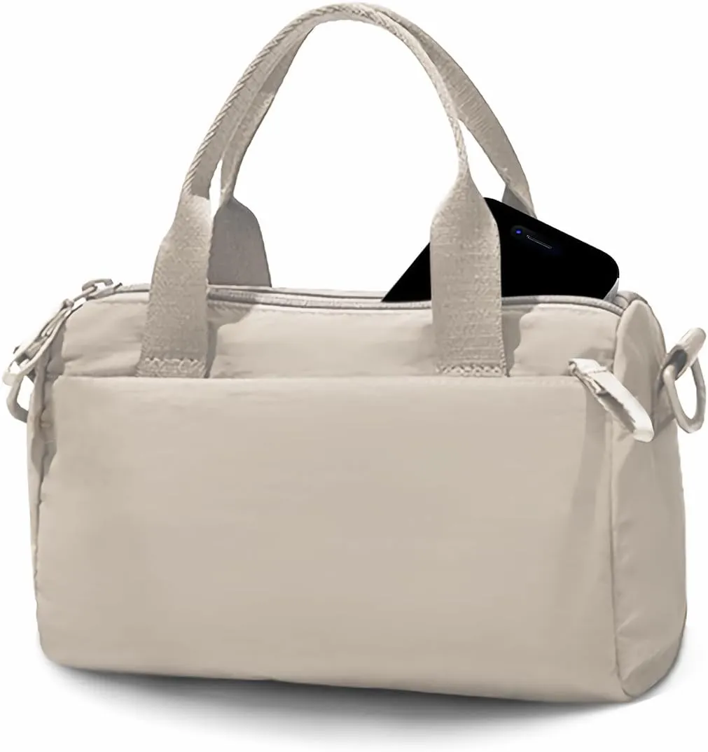 8 inch Mini Gym Bag for Women Cute Gym Tote Bag Extra Small Duffle Bag Waterproof Bags Lightweight for Yoga Dance Workout Travel