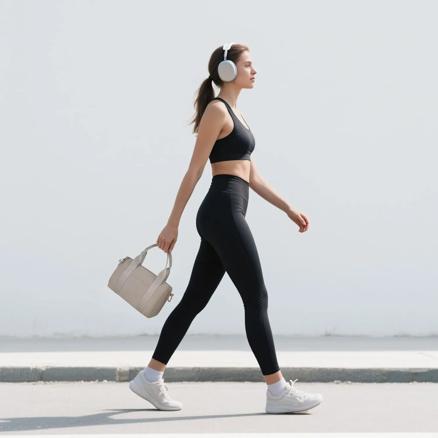 8 inch Mini Gym Bag for Women Cute Gym Tote Bag Extra Small Duffle Bag Waterproof Bags Lightweight for Yoga Dance Workout Travel