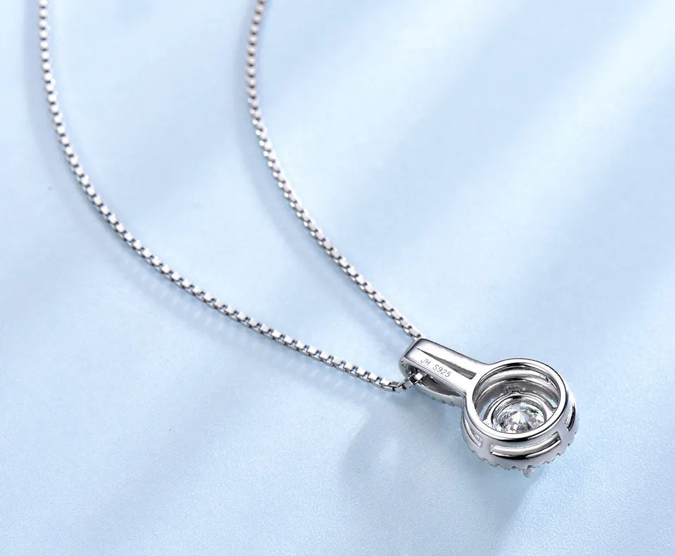 AAA Cubic Zircon Necklaces & Pendants 925 Sterling Silver