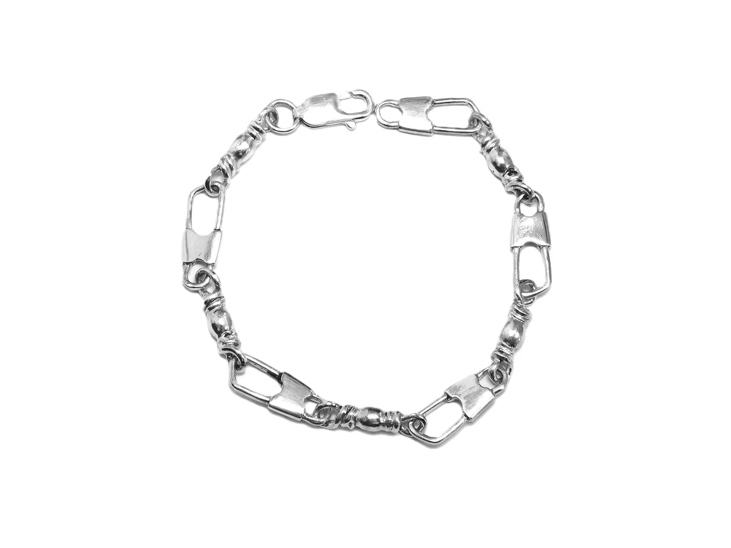 ACTS Bracelet Fishers Of Men Sterling Silver Large Link, Original Design
