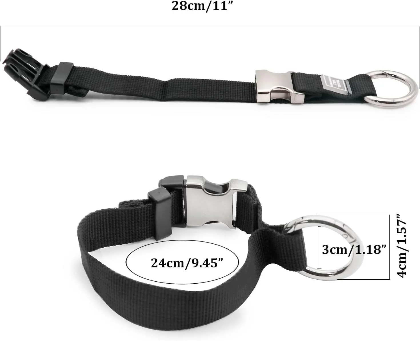 Add-A-Bag Luggage Strap Jacket Gripper, Luggage Straps Baggage Suitcase Belts Travel Accessories - Make Your Hands Free, Easy to Carry Your Extra Bags, (2X Grey)