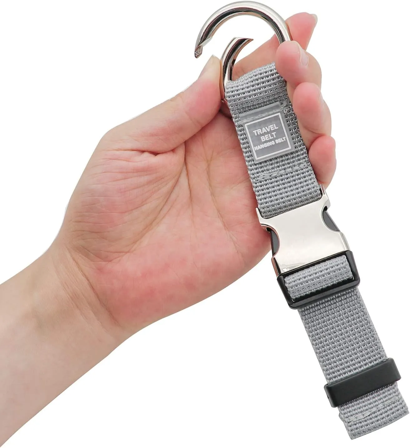 Add-A-Bag Luggage Strap Jacket Gripper, Luggage Straps Baggage Suitcase Belts Travel Accessories - Make Your Hands Free, Easy to Carry Your Extra Bags, (2X Grey)