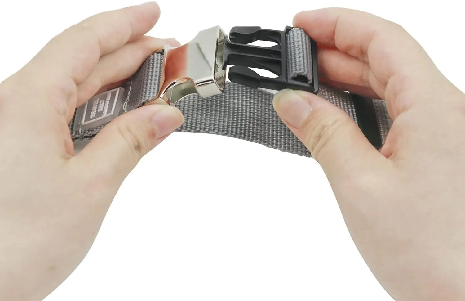 Add-A-Bag Luggage Strap Jacket Gripper, Luggage Straps Baggage Suitcase Belts Travel Accessories - Make Your Hands Free, Easy to Carry Your Extra Bags, (2X Grey)
