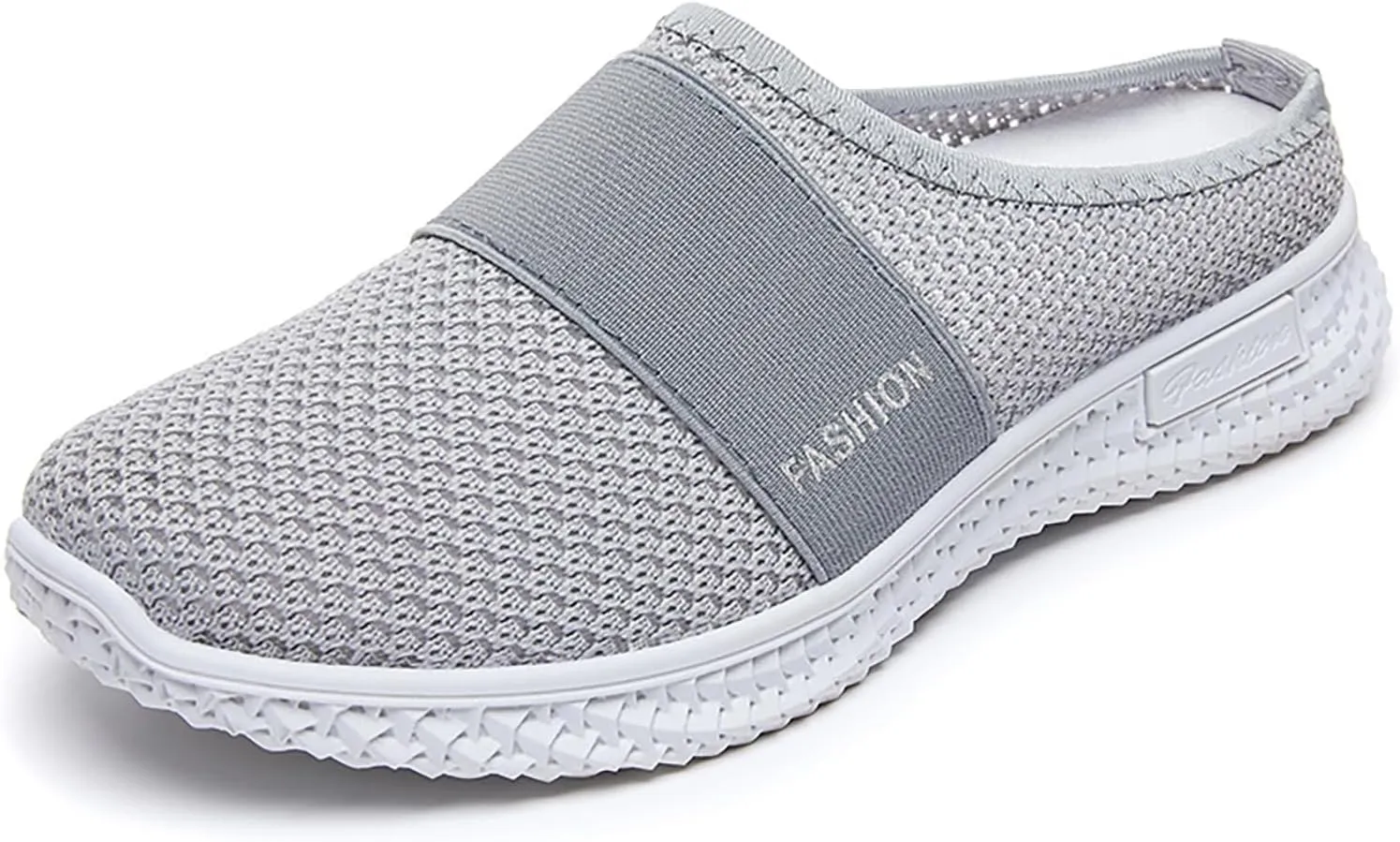 Air-Cushion Slip-On Walking Shoes Summer Orthopedic Diabetic Mules Fashion Breathable Mesh Non-Slip Outdoor Walking Sneakers Slippers