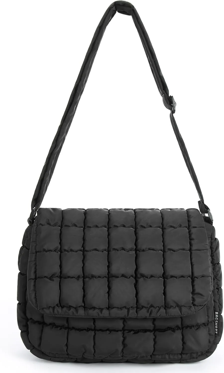 BAGSMART Lightweight Crossbody Bags for Women, Quilted Puffer Cross body Purse with Adjustable Strap