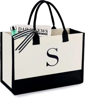 BeeGreen Personalized-Tote-Bag-for Women Mom Teacher Friends Sister Gift Bags with Comestic Bag