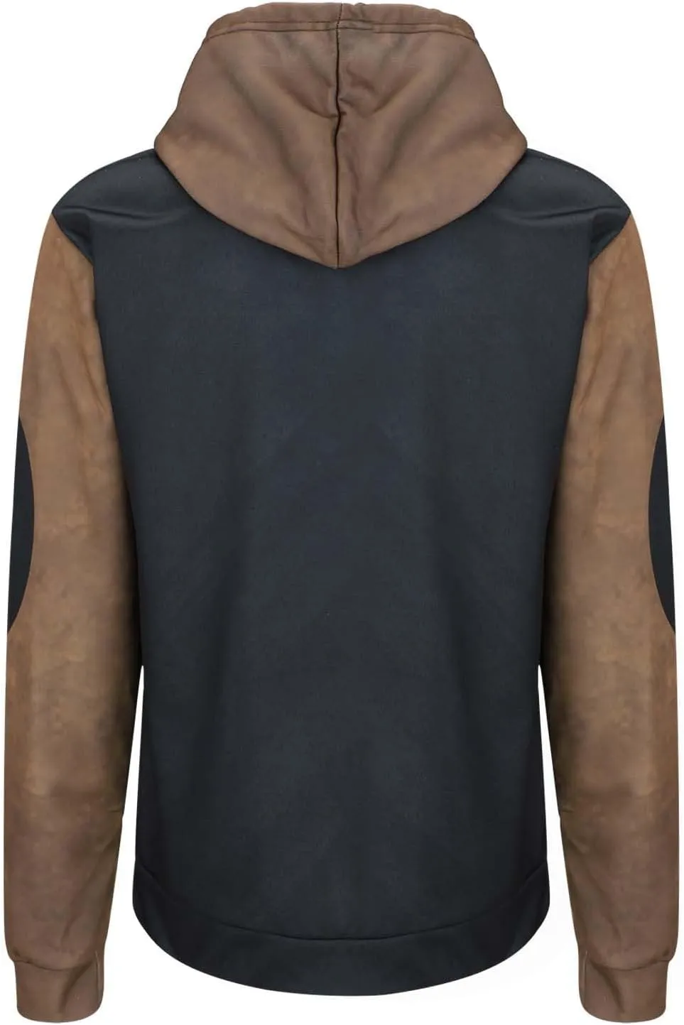 Big And Tall Men's Blue Cotton/Polyester Classic Hooded Sweatshirt