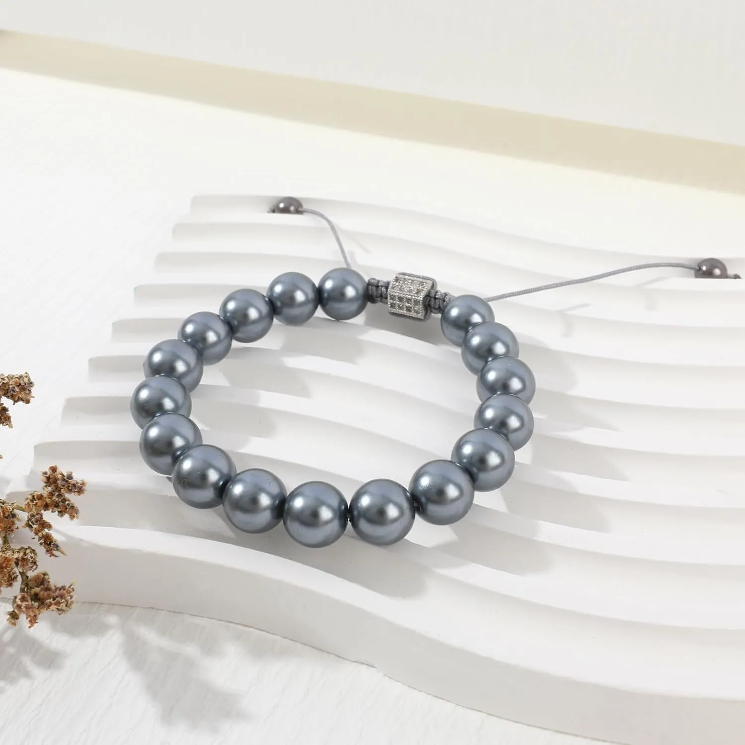 Bohemian Stone Beaded Bracelets for Women Single Natural Stone Gemstone Strand Bracelets Braided Chakra Crystal Beads Bracelets Boho Adjustable Handmade Summer Beach Jewelry Gift for Women