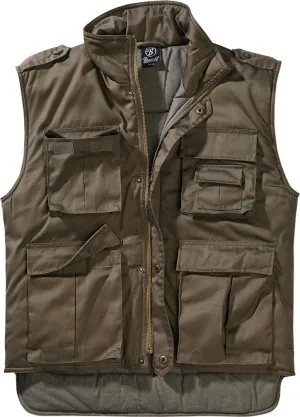 Brandit Ranger Straight Neck Vest, Olive