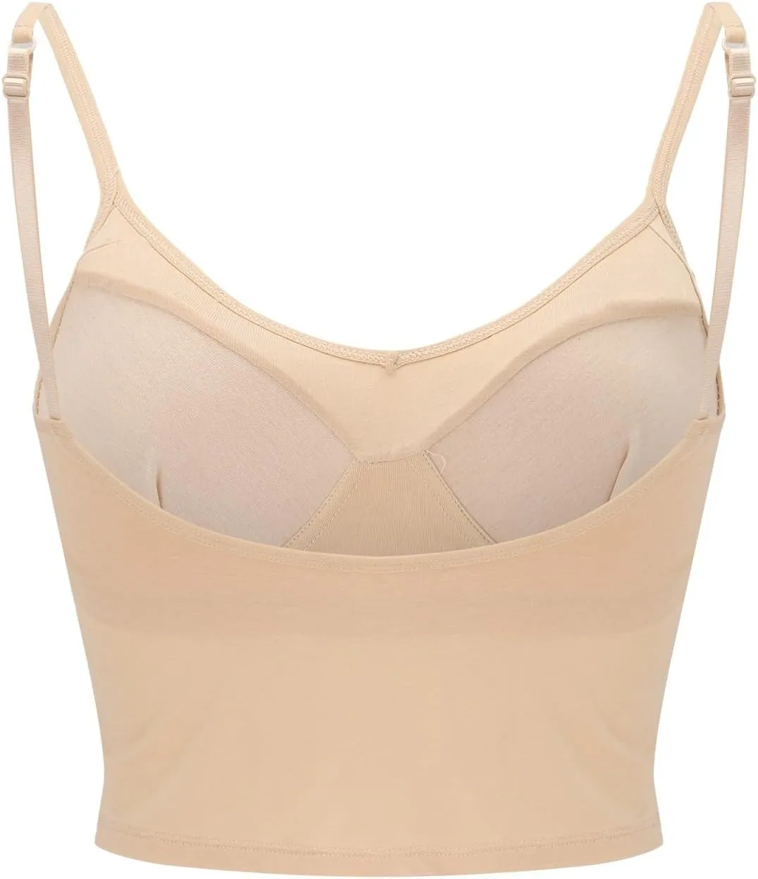 Built in Bra Tank Tops for Women Chest Pad Without Wearing Bra One Tank Top Yoga Camisole Tops Women Built in Bras