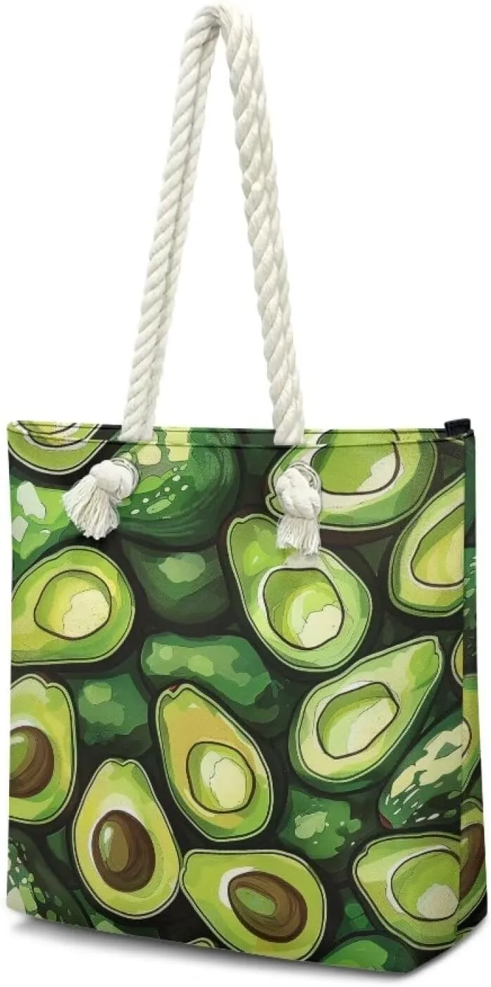 Canvas Beach Tote Bag for Women Ladies Grocery Shopping Reusable Totes Bags Shoulder Handbags Purse Aesthetic