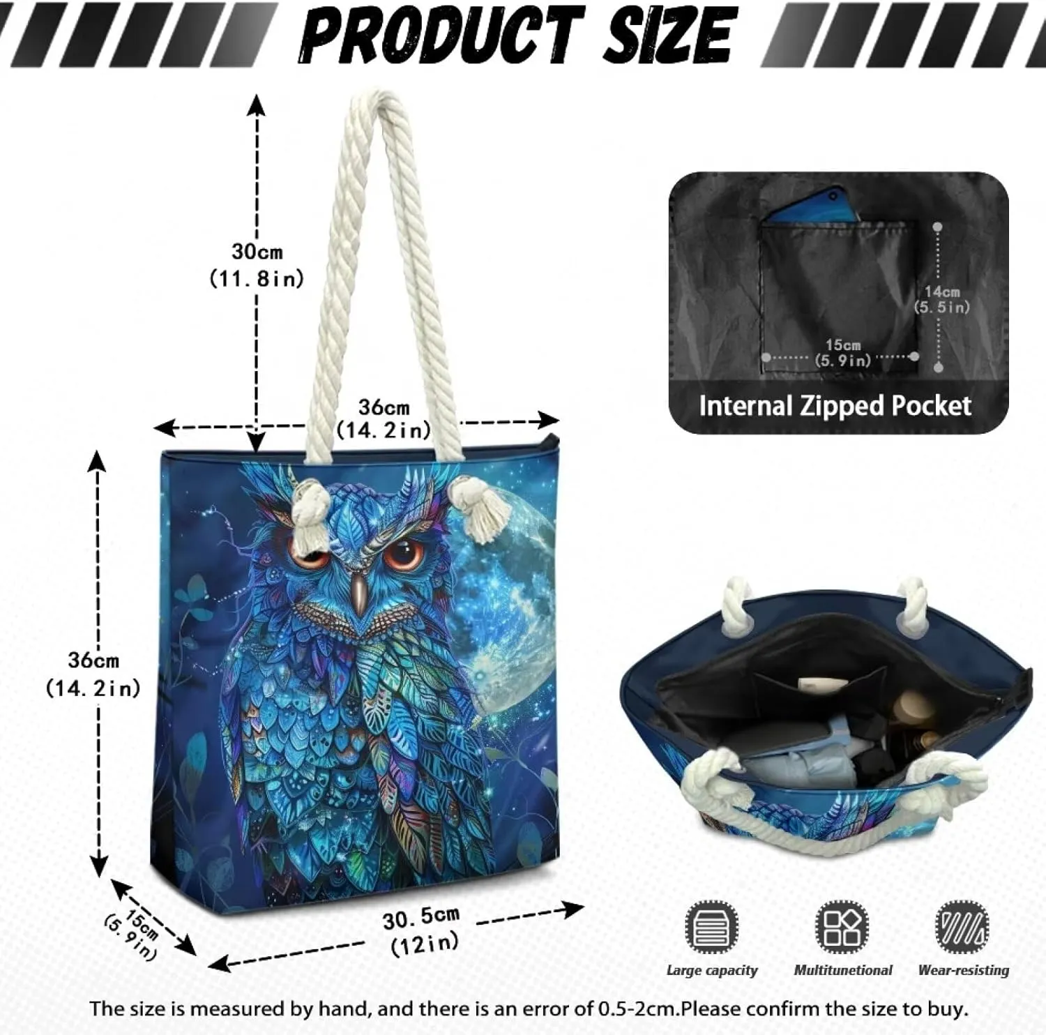 Canvas Beach Tote Bag for Women Ladies Grocery Shopping Reusable Totes Bags Shoulder Handbags Purse Aesthetic