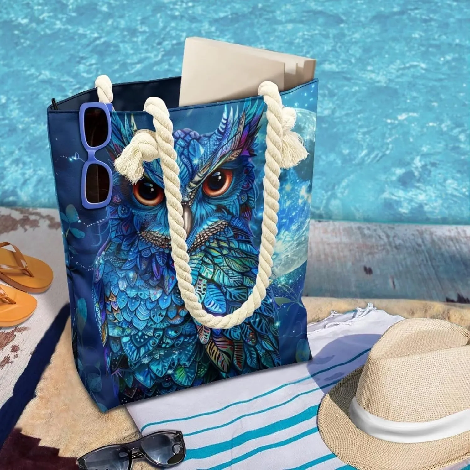 Canvas Beach Tote Bag for Women Ladies Grocery Shopping Reusable Totes Bags Shoulder Handbags Purse Aesthetic
