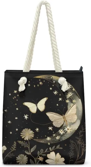 Canvas Beach Tote Bag for Women Ladies Grocery Shopping Reusable Totes Bags Shoulder Handbags Purse Aesthetic