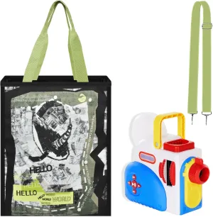 Canvas Tote Bag Compatible with Little Tikes for Story Dream Machine Books Starter Set with Long Shoulder Strap