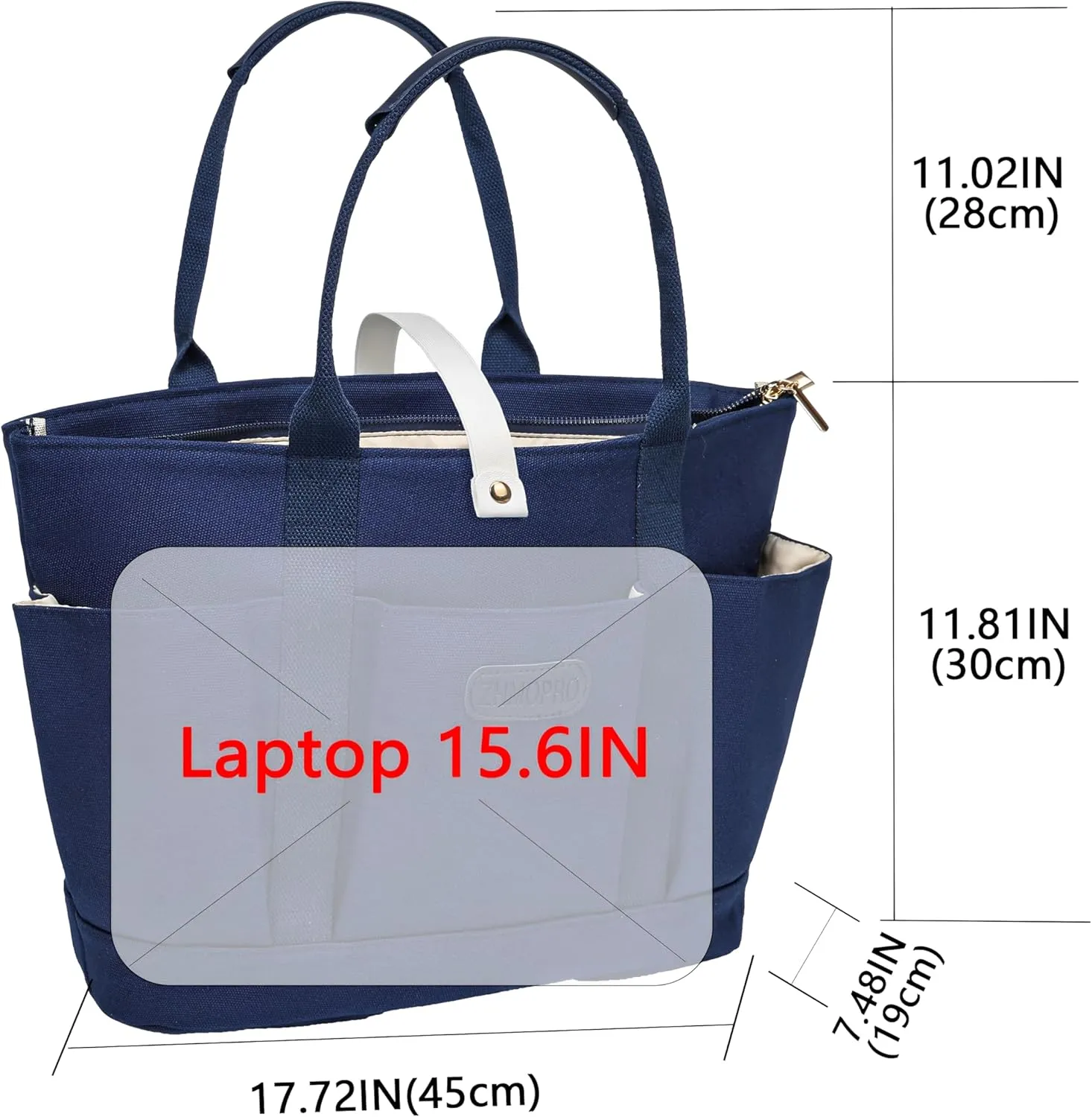 Canvas Tote Bag for Women,Womens Purse Handbags Totes Bags Work Laptop Book Gym for Travel Nurse College Gift