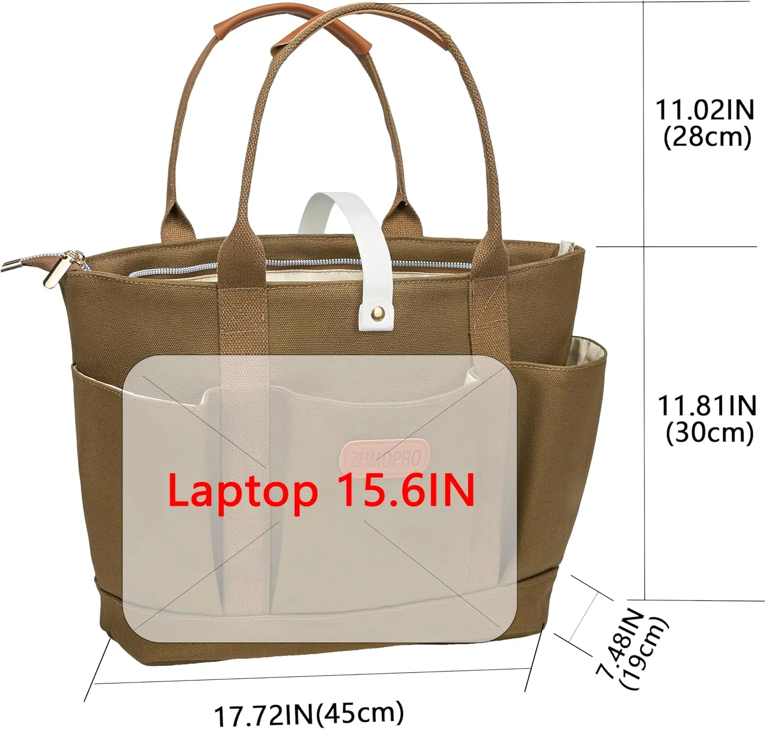 Canvas Tote Bag for Women,Womens Purse Handbags Totes Bags Work Laptop Book Gym for Travel Nurse College Gift