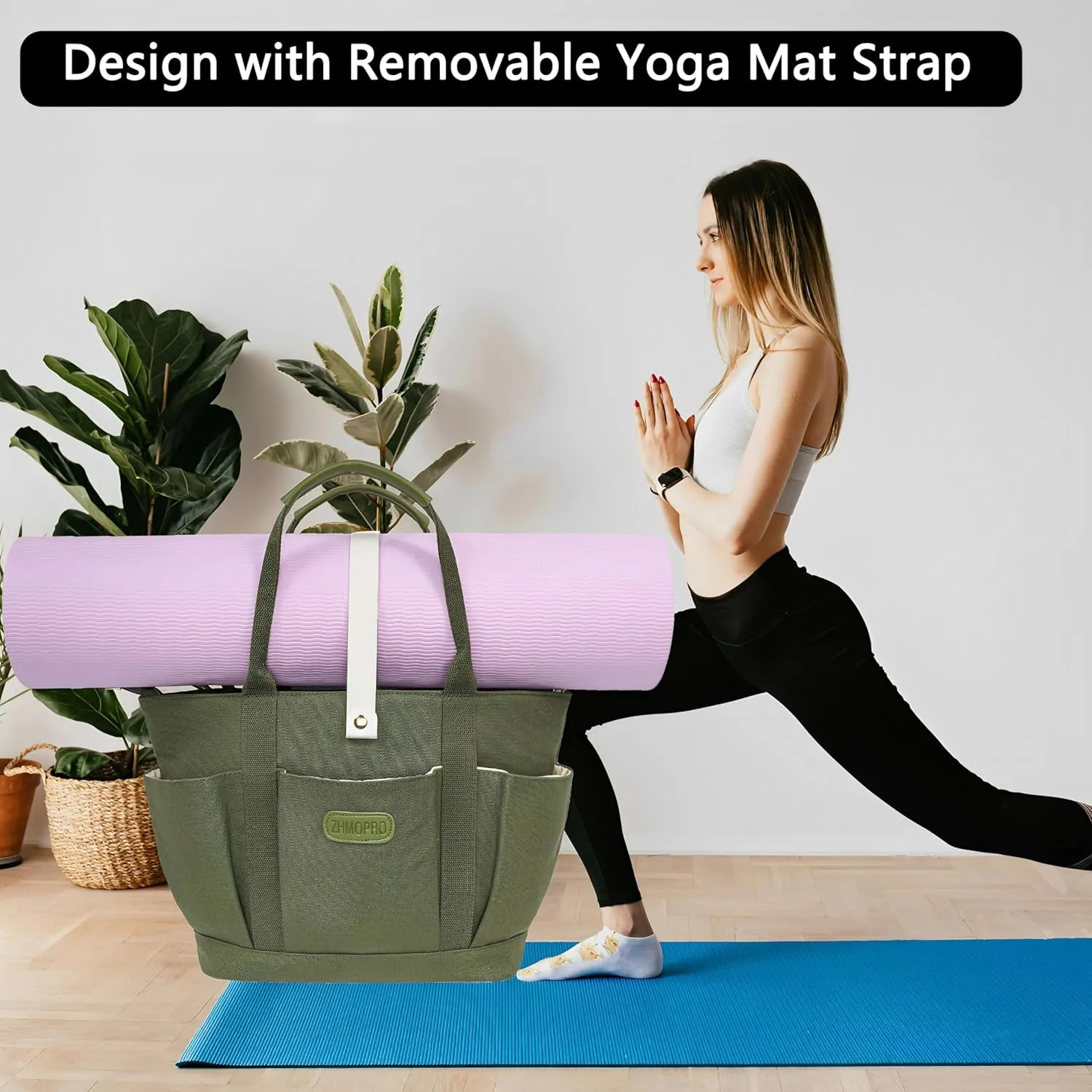 Canvas Tote Bag for Women,Womens Purse Handbags Totes Bags Work Laptop Book Gym for Travel Nurse College Gift