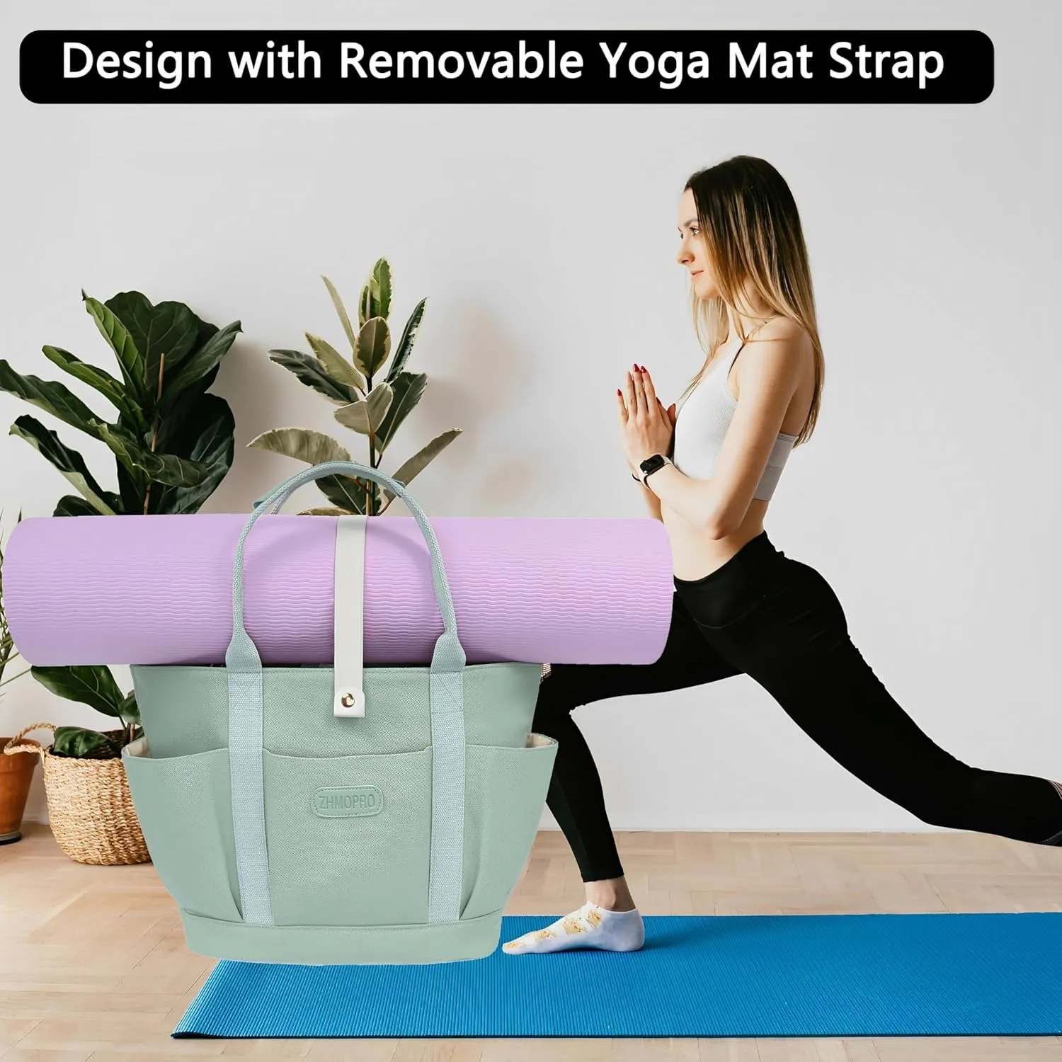 Canvas Tote Bag for Women,Womens Purse Handbags Totes Bags Work Laptop Book Gym for Travel Nurse College Gift