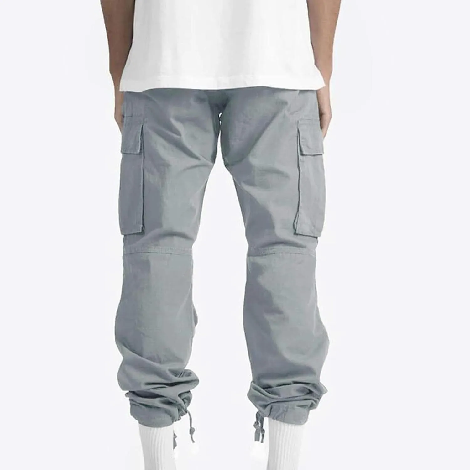 Cargo Pants for Men Baggy Relaxed Fit Causal Work Trousers Outdoor Hiking Cargo Sweatpants Pockets Athletic Joggers