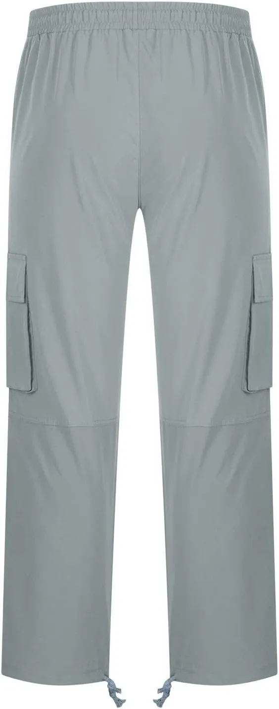 Cargo Pants for Men Baggy Relaxed Fit Causal Work Trousers Outdoor Hiking Cargo Sweatpants Pockets Athletic Joggers