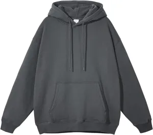 Cathalem Hoodies for Men Oversized Hoodie Wash Plush Cotton Hooded Sweatshirt Vintage Heavyweight Hoodie Men Streetwear
