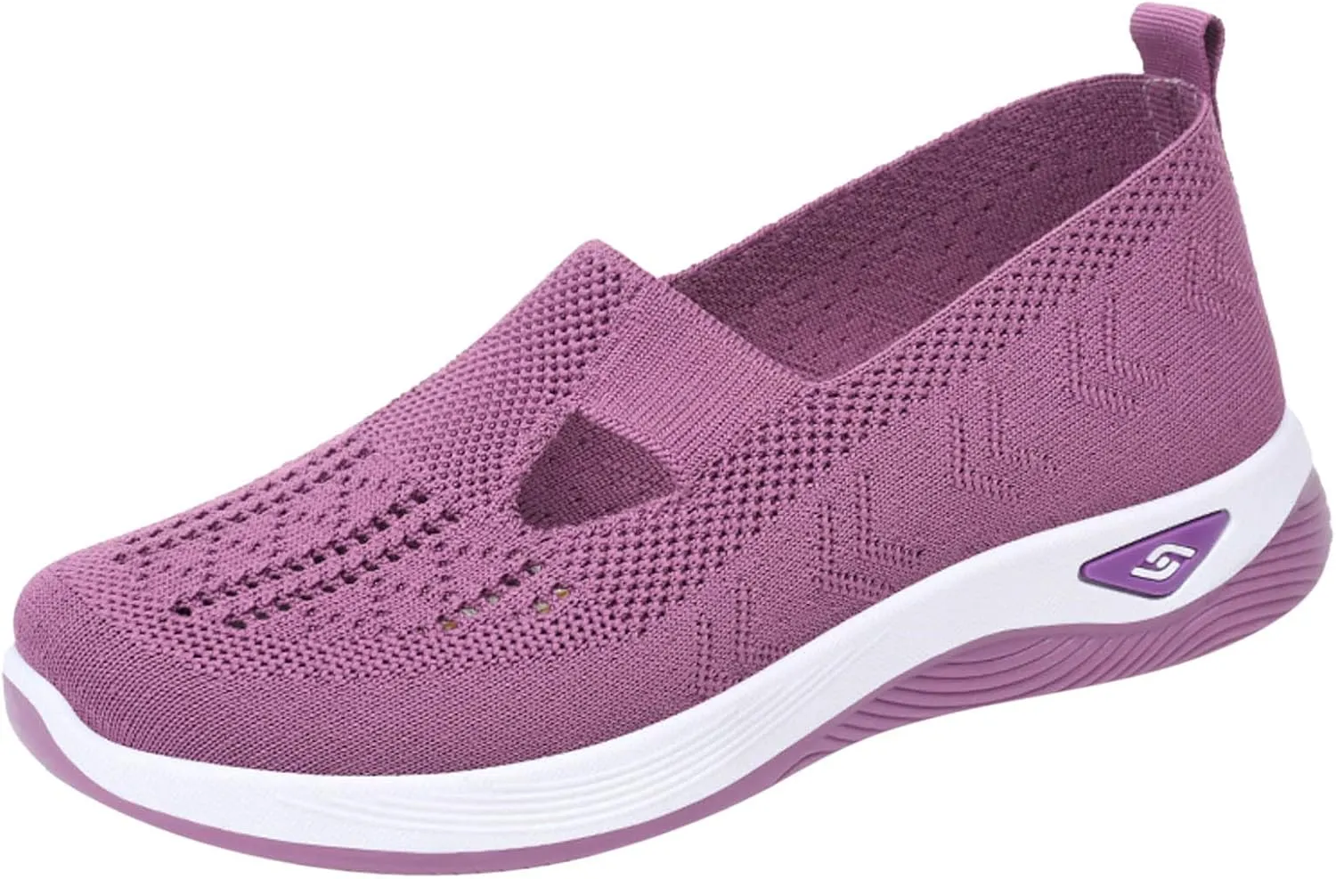 Cathalem Orthopedic Shoes for Women Go Walking Slip on Diabetic Foam Shoes Hands Free Slip in Sneakers
