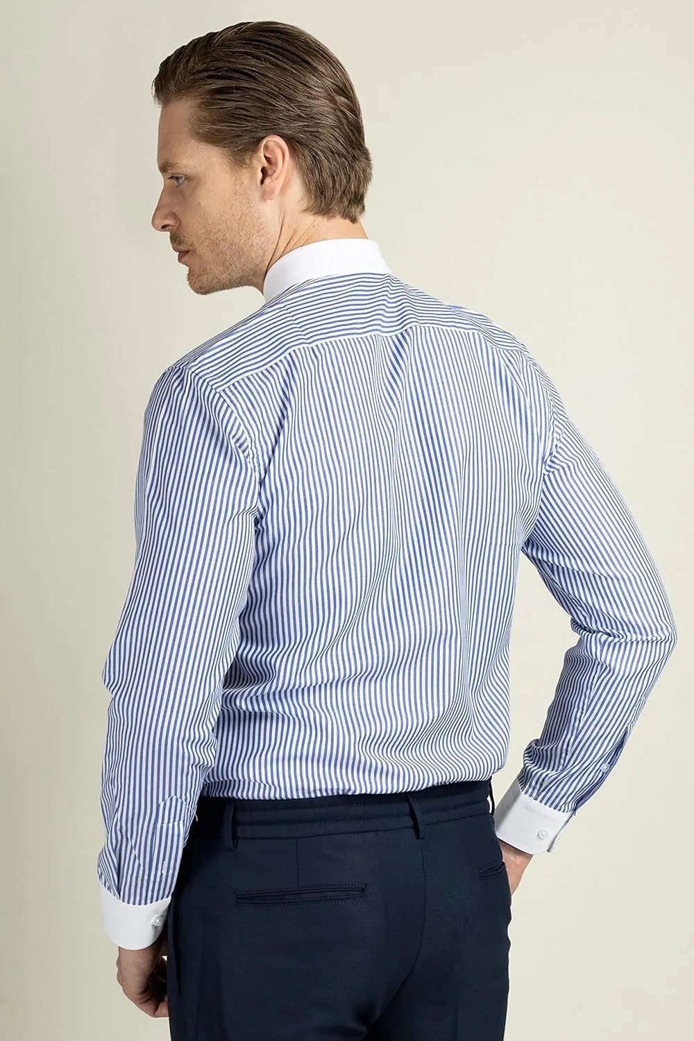 Club Collar Shirts for Men | Mens Long Sleeve Dress Casual Stylish & Formal Button Up Shirts in 1920s Style