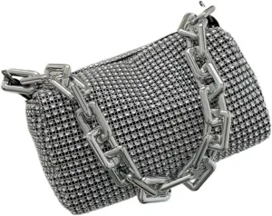 Clutch Purses for Women Fashion Glitter Rhinestone Evening Bag for Women Trendy Shiny Handbag for Parties and Events