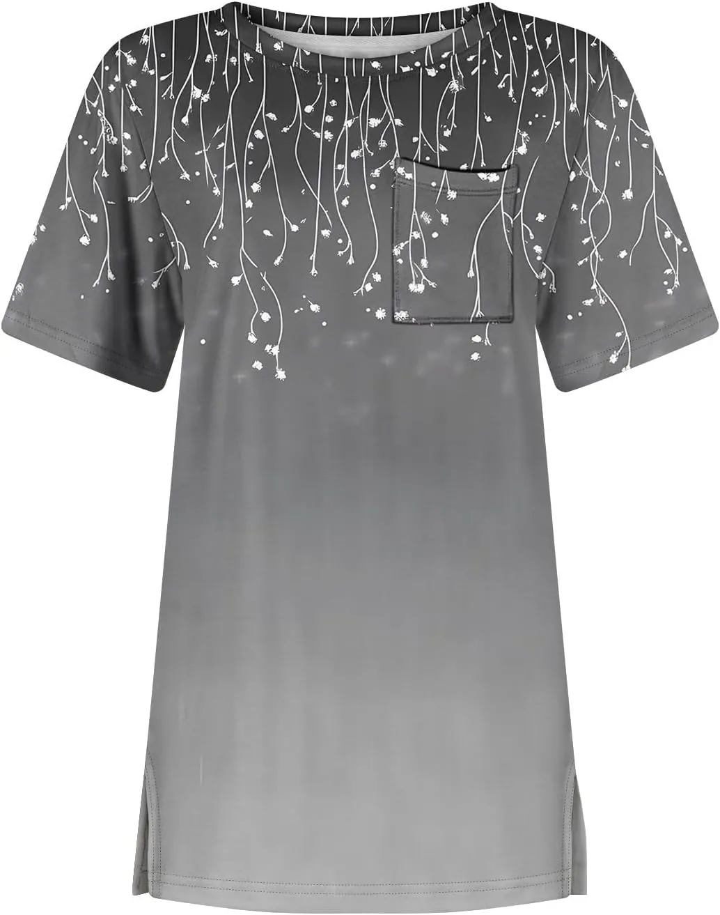 COTECRAM Summer Tops for Women 2025 Casual Crewneck Short Sleeve T-Shirts Loose Fit Dressy Blouses Western Boho Graphic Tees