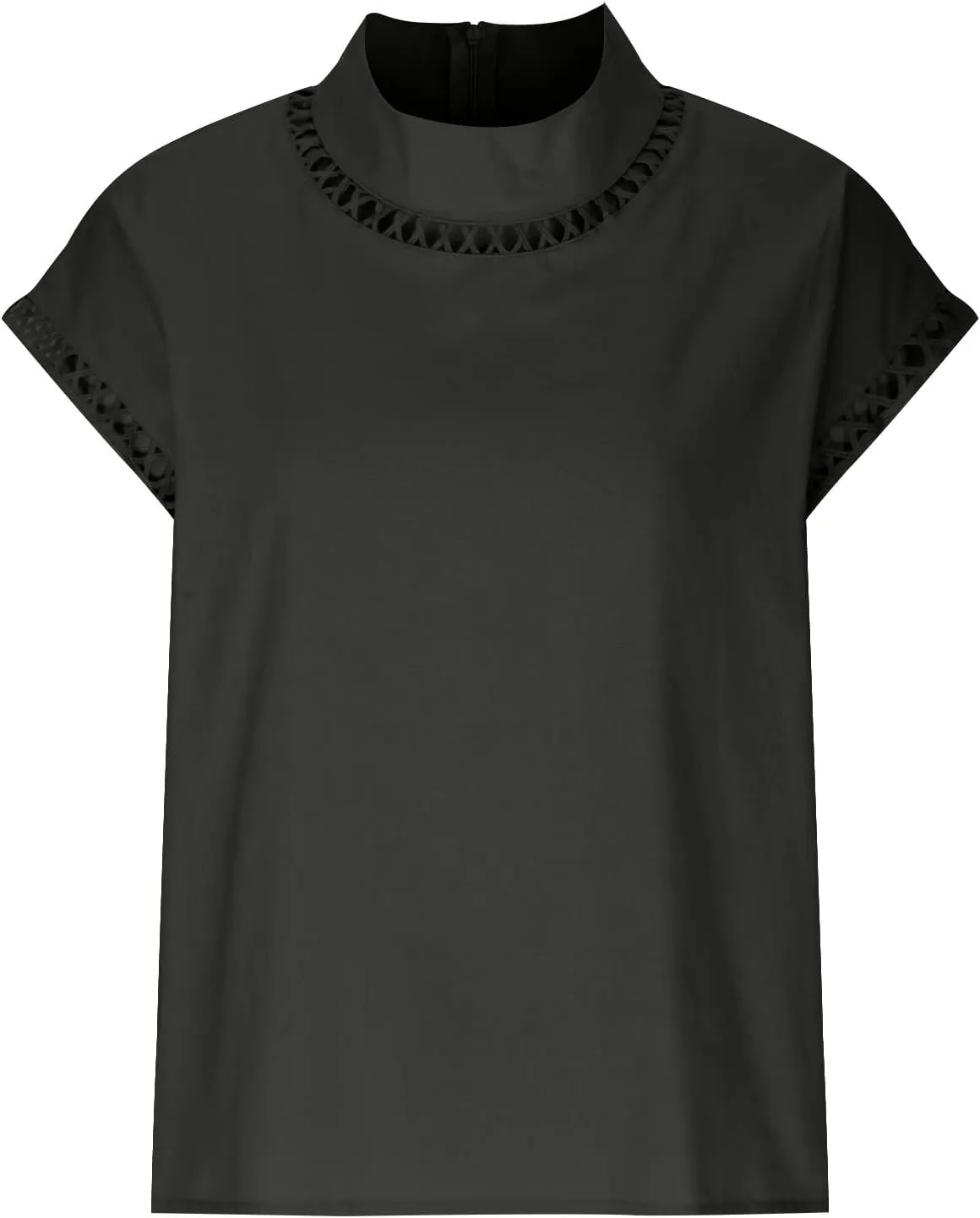 Cotton Tshirts for Women Elegant Cap Sleeve Solid Cotton Linen Tops Summer Fashion Blouse Going Out Trendy Clothes