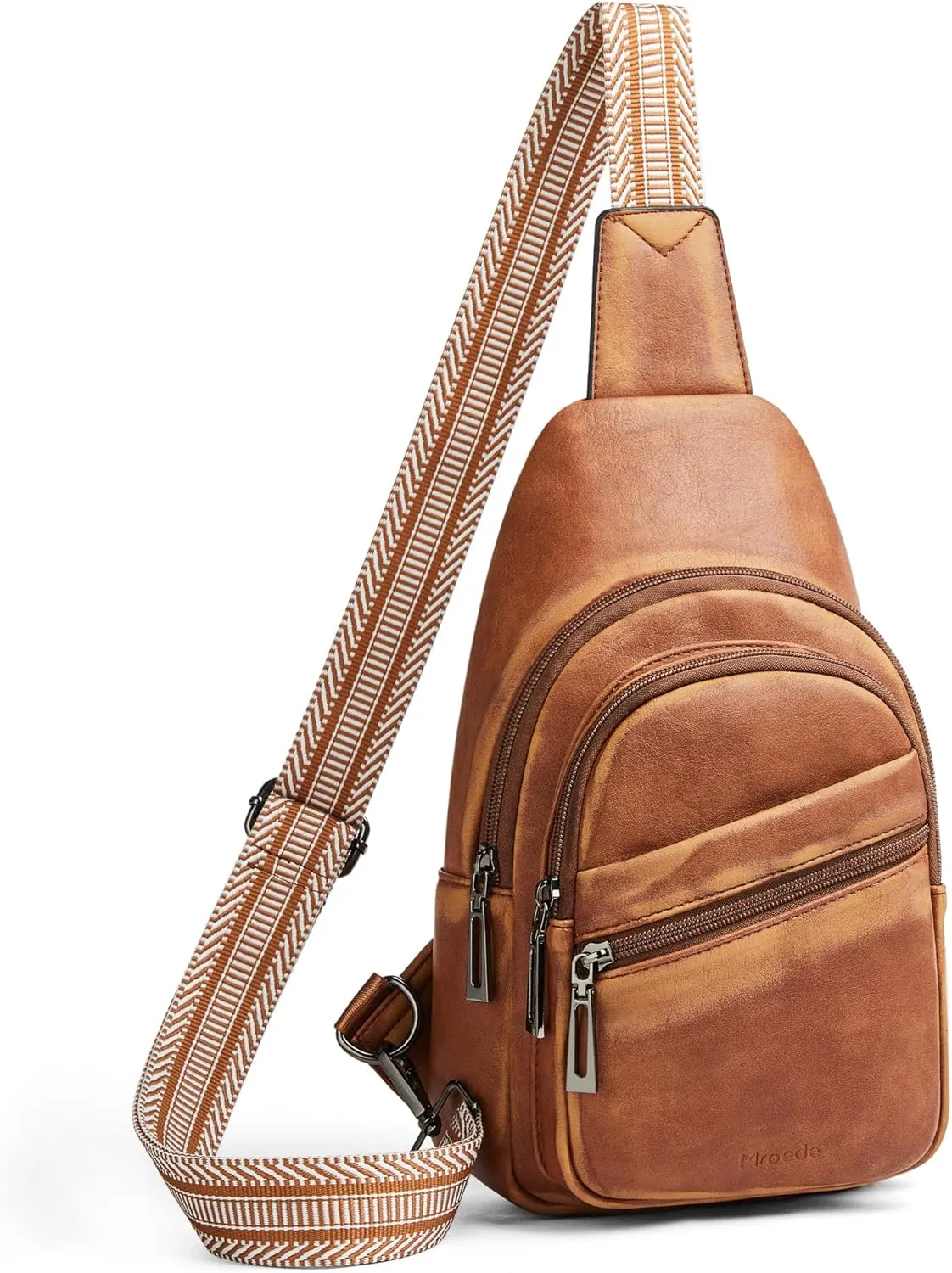 Crossbody Bags for Women Men Sling Bag 5 Pockets Fanny Pack Sling Backpack Chest Daypack Travel Purse Anti Theft