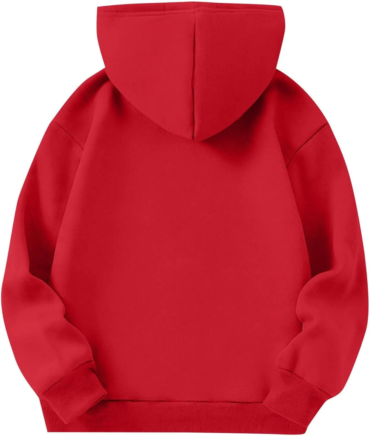 Cute Hoodies for Teen Girls Oversized Long Sleeve Fleece Hooded Sweatshirt Trendy Casual Solid Pocket Pullover Tops