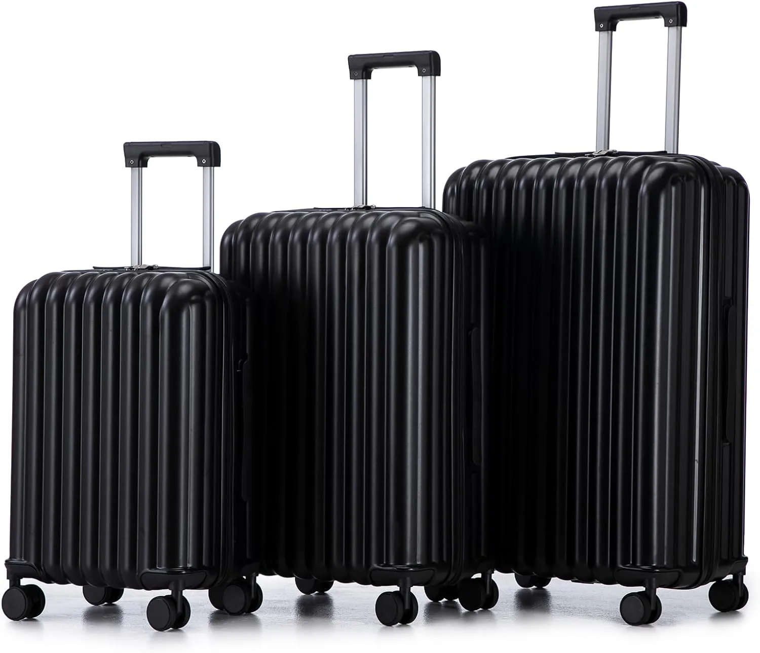 Durable Spinner Wheel Luggage with Multifunctional Holders, USB Port and Phone Holder - 20/24/28 inches