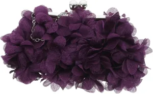 Elegant Evening Bag Lady's Bridal Clutch Flower Design Small Size Easy to Carry and Match Dresses