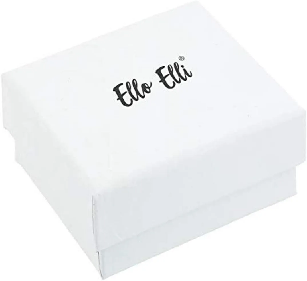 Ello Elli 1.5MM Minimalist/Dainty Style Stainless-Steel Mood Ring in Gold, Rose Gold, Silver and Black Tones