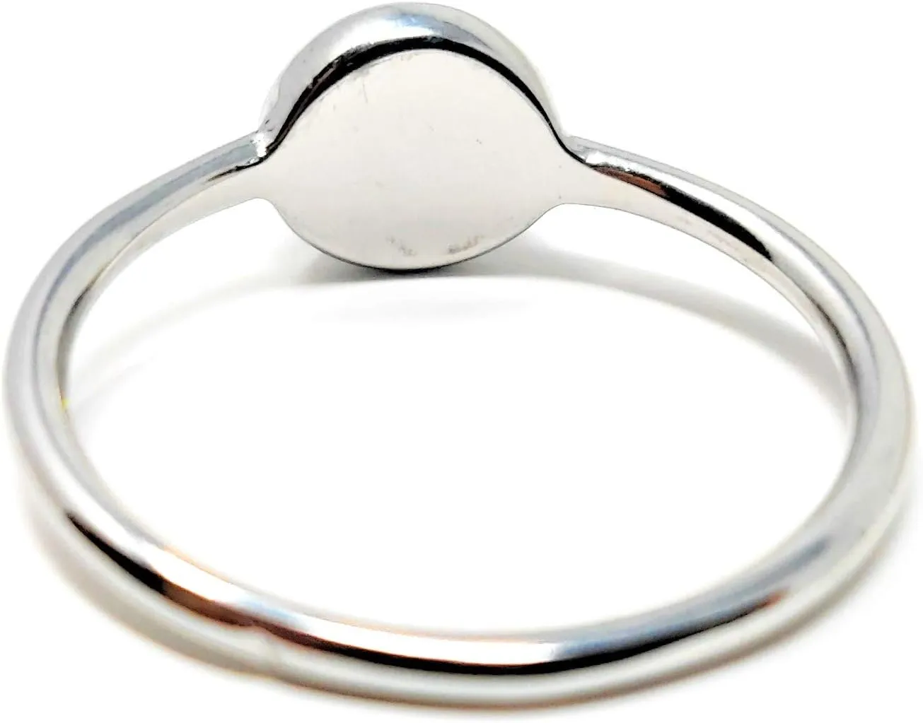 Ello Elli 1.5MM Minimalist/Dainty Style Stainless-Steel Mood Ring in Gold, Rose Gold, Silver and Black Tones