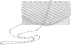 Evening Bag Clutch Purse Women Envelope Evening Bag With Chain for Prom Wedding Party