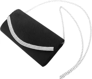Evening Bag Clutch Purse Women Envelope Evening Bag With Chain for Prom Wedding Party