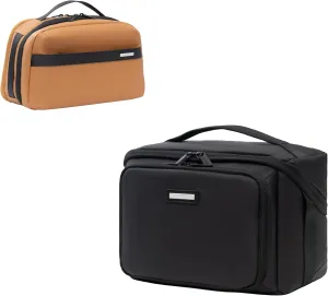 Everfun Travel Toiletry Bag for Men & Women, Cosmetic Shaving Bag with Leakproof Compartment
