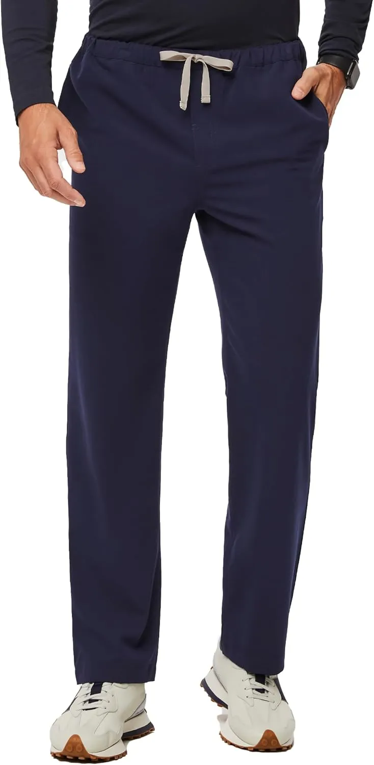 FIGS Pisco Basic Scrub Pants for Men  Structured Fit, Straight Leg, 4 Pockets, Anti-Wrinkle Mens Scrub Pants