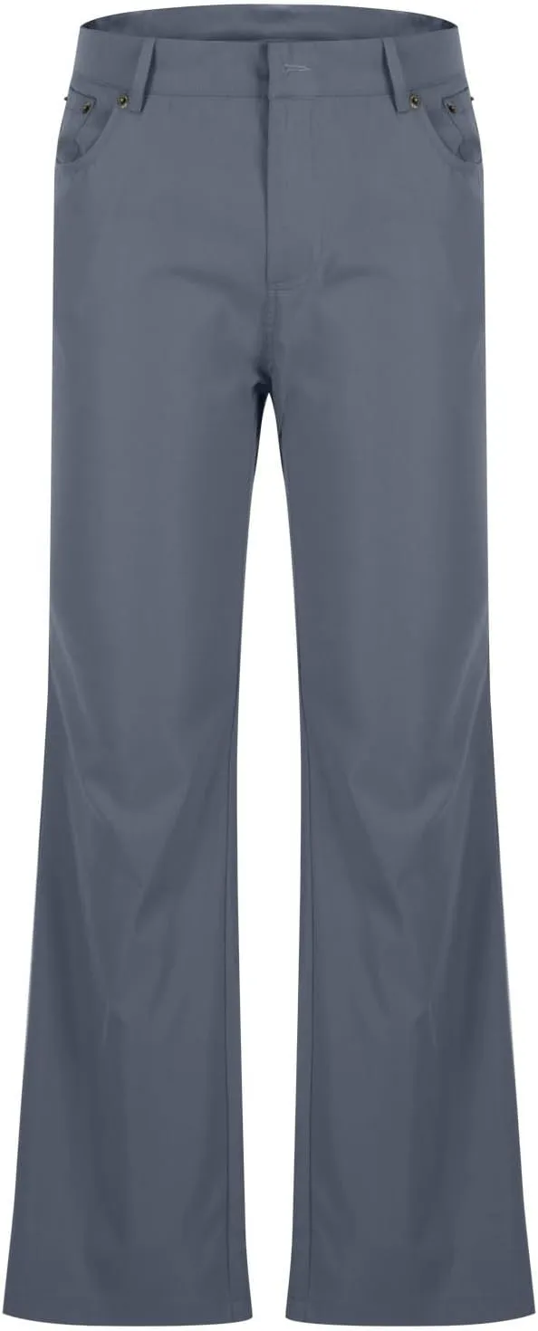 Flare Pants for Men Relaxed Fit Durable Comfortable Classic Stylish Dailywear Casual Travel Versatile Elegant