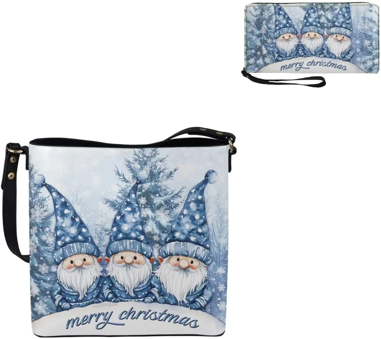 FOR U DESIGNS Purses for Women Crossbody Bag Shoulder Purses and Handbags 2 Pack Large Tote Bag Purse with Matched Wallet