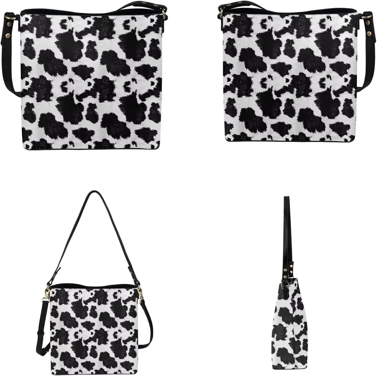 FOR U DESIGNS Purses for Women Crossbody Bag Shoulder Purses and Handbags 2 Pack Large Tote Bag Purse with Matched Wallet